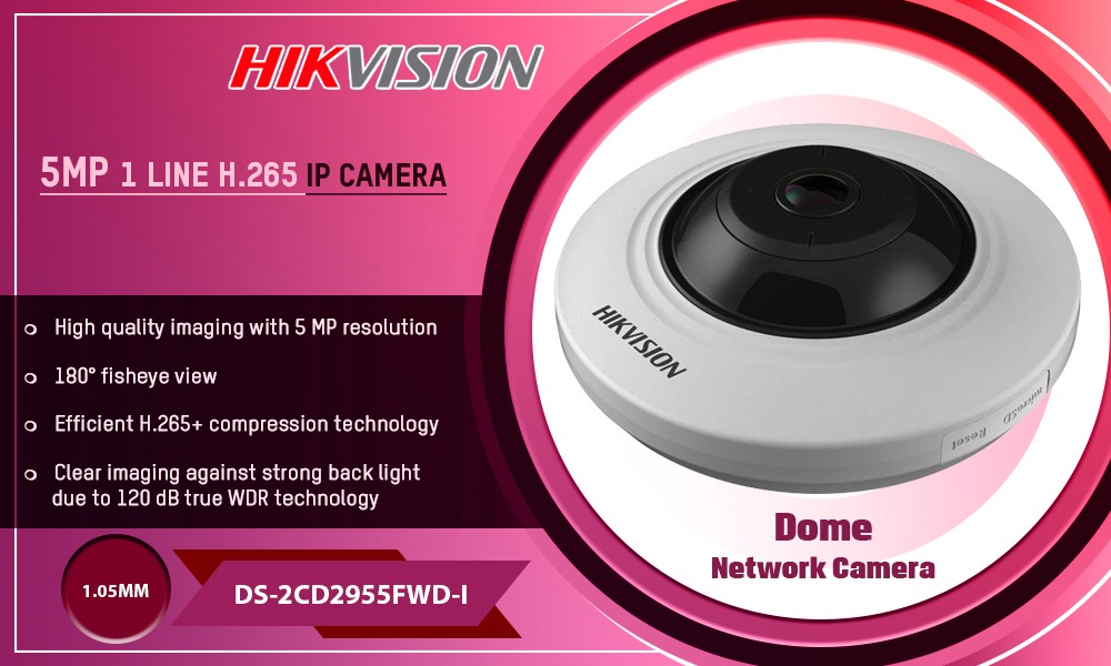 Hikvision fisheye hot sale ip camera